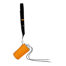 ECCO® E Pot Sling Monogram Leather Crossbody Bag - Orange - Main