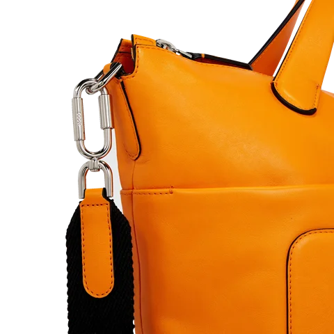 Skórzana torba na zakupy ECCO® E - Pomarańczowy - Lifestyle