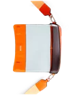 ECCO® Crossbody lædertaske med opadbuet bund - Orange - Be