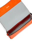 Skórzana torba przez ramię z klapką ECCO® - Pomarańczowy - I