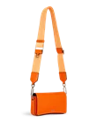 ECCO® Crossbody lædertaske med opadbuet bund - Orange - M
