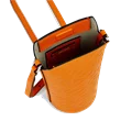ECCO® Pot Wave Leather Crossbody Bag - Orange - Inside
