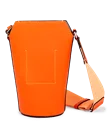 Usnjena torba za čez telo ECCO® Pot - Oranžna - B