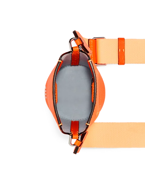 ECCO® Pot Umhängetasche aus Leder - Orange - Be