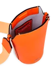 Skórzana torebka przez ramię ECCO® Pot - Pomarańczowy - I