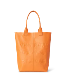 ECCO® tote bag -laukku nahkaa - Oranssi - M