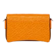 ECCO® Wave pinch vállpántos bőrtáska - Narancs - Back