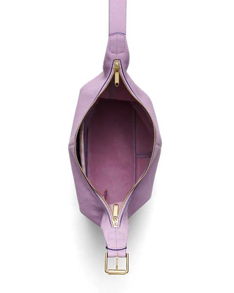 ECCO® Hobo minkšta odinė rankinė - Violetinė - Be