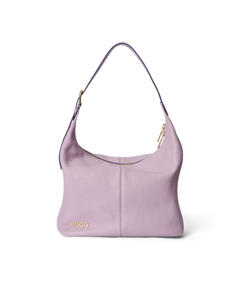 Skórzana torba hobo ECCO® Hobo - Fioletowy - M