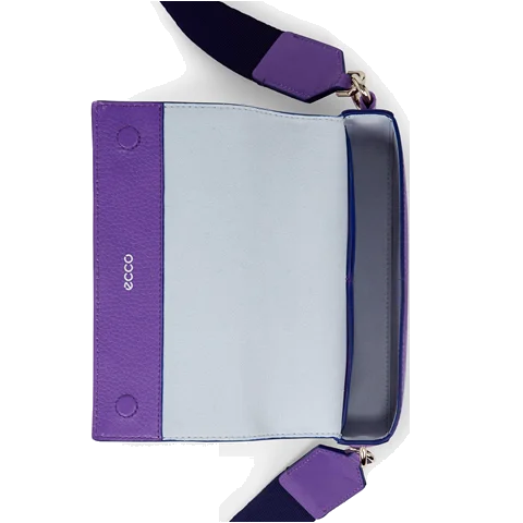 Skórzana torebka przez ramię ECCO® - Fioletowy - Birdeye