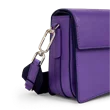 ECCO® Pinch Leather Crossbody Bag - Purple - Lifestyle 2