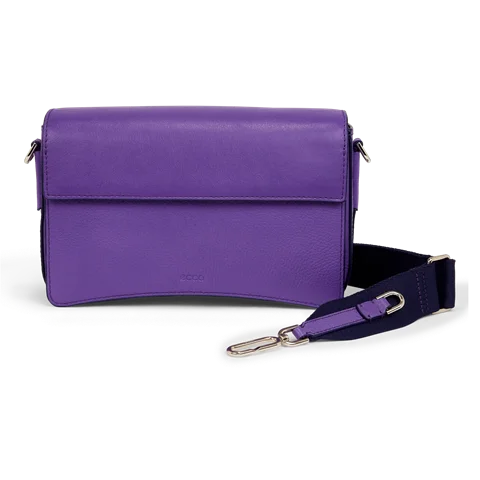ECCO® Pinch kožna torba preko ramena - purpurna boja - Front