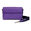 ECCO® Pinch Leather Crossbody Bag - Purple - Front