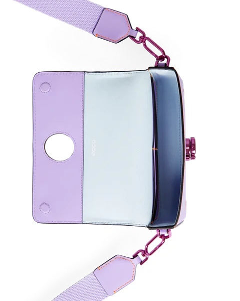 ECCO® Pinch Leather Crossbody Bag - Purple - Be