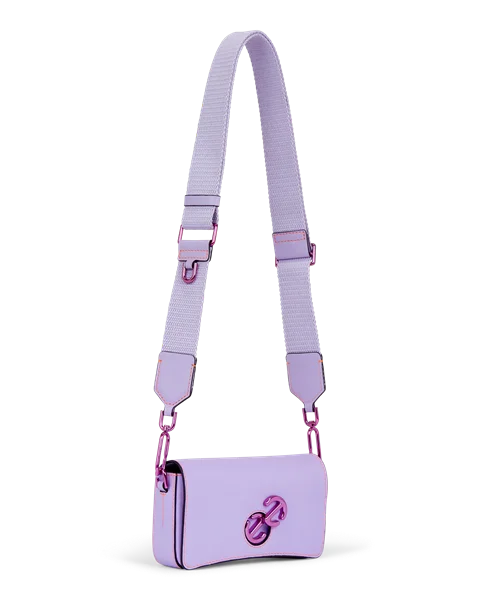 ECCO® Pinch Leather Crossbody Bag - Purple - M