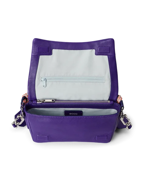 ECCO® Pinch Umhängetasche aus Leder - Lila - I