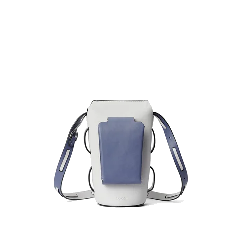 Skórzana torebka przez ramię ECCO® Pot - Fioletowy - Main