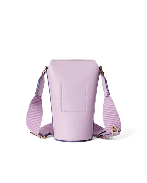 Kožená crossbody kabelka ECCO® Pot - Fialová - B