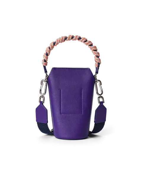 ECCO® Pot Leather Crossbody Bag - Purple - B