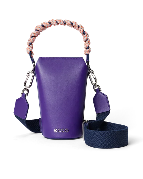 ECCO® Pot Leather Crossbody Bag - Purple - M