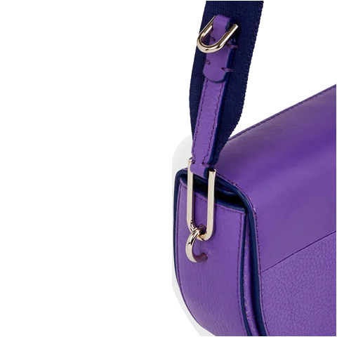 Skórzana torebka przez ramię ECCO® - Fioletowy - Lifestyle