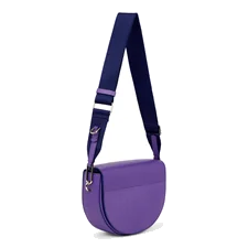 ECCO® kožna torba preko ramena - purpurna boja - Main