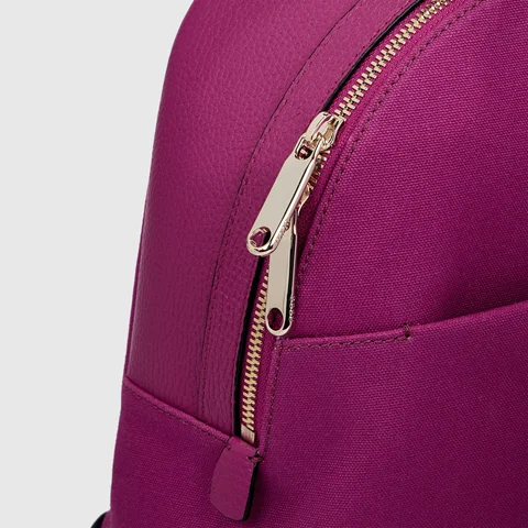 Mały tekstylny plecak ECCO® Textureblock - Fioletowy - Lifestyle