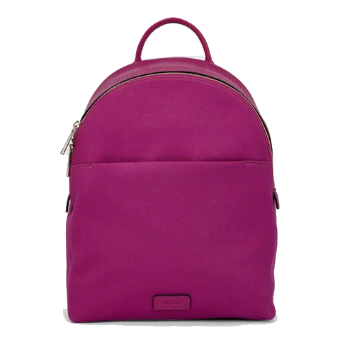 ECCO® Textureblock Textile Small Backpack - Purple - Front
