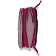Bolsa cintura couro ECCO® Textureblock - Violeta - Birdeye