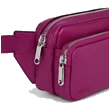 ECCO® Textureblock sac banane cuir - Violet - Lifestyle