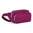 ECCO® Textureblock Leather Waist Bag - Purple - Main