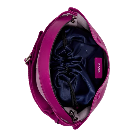 ECCO® Takeaway posetaske i læder - Lilla - Birdeye