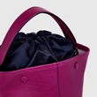Usnjena vrečasta torba ECCO® Takeaway - Vijolična - Lifestyle