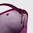 Usnjena vrečasta torba ECCO® Takeaway - Vijolična - Inside