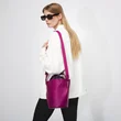 ECCO® Takeaway Leather Bucket Bag - Purple - Lifestyle