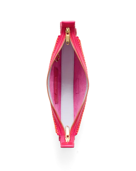 ECCO® Fortune Hobo-Tasche aus Leder - Pink - Be