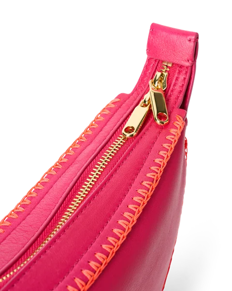 ECCO® Fortune Hobo-Tasche aus Leder - Pink - D1