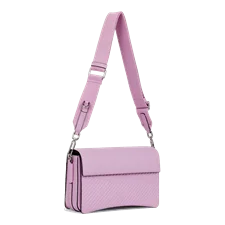 ECCO® Grooved per krūtinę nešiojama odinė rankinė „Pinch Bag“ - Pink - Main