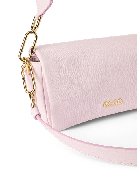 Kožená crossbody kabelka ECCO® Pinch - Růžová  - D1