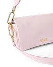 Kožená crossbody kabelka ECCO® Pinch - Růžová  - D1
