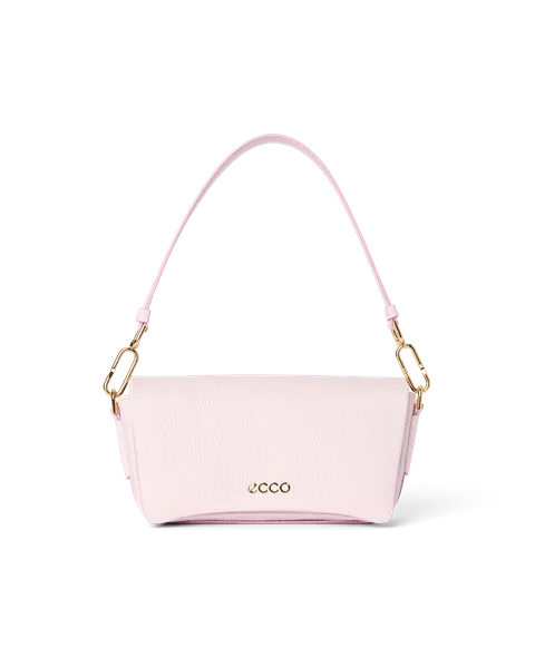 Kožená crossbody kabelka ECCO® Pinch - Růžová  - M
