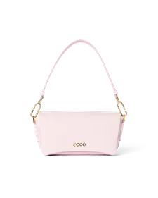 Kožená crossbody kabelka ECCO® Pinch - Růžová  - M
