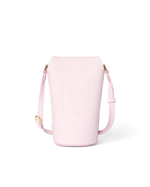 ECCO® Pot Umhängetasche aus Leder - Pink - B