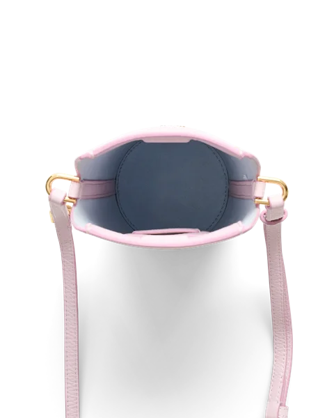 ECCO® Pot Umhängetasche aus Leder - Pink - Be