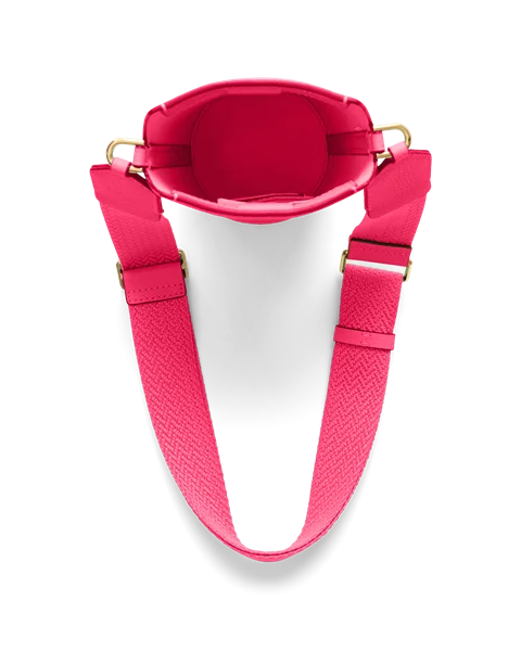 Kožená crossbody kabelka ECCO® Pot - Růžová  - Be