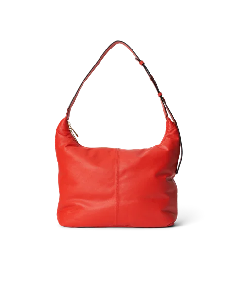 ECCO® Hobo-Tasche aus Leder - Rot - B
