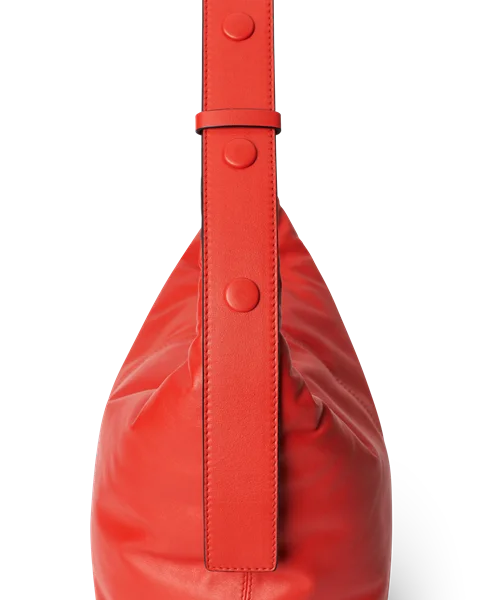 ECCO® Leather Hobo Bag - Red - D2