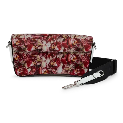 ECCO® Pinch Leather Crossbody Bag - Red - Front