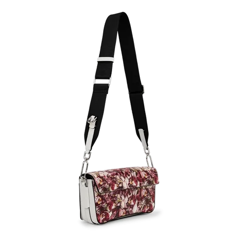 ECCO® Pinch Leather Crossbody Bag - Red - Main