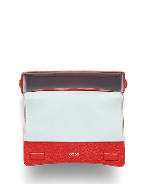 ECCO® Pinch Umhängetasche aus Leder - Rot - Be